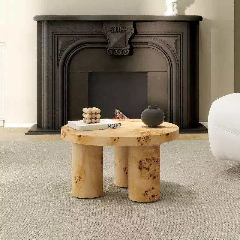 Table basse ronde à pieds galbés Jennifer Taylor Home Nebula 28