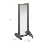 Miroir bidirectionnel simple face en bois pour tout-petits ECR4Kids, mobilier pour enfants