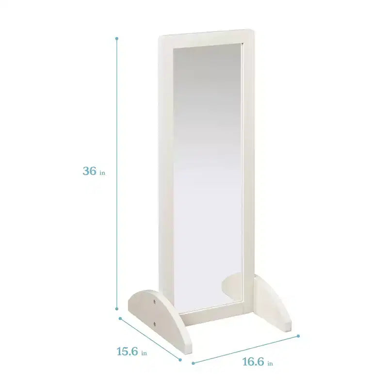 Miroir bidirectionnel simple face en bois pour tout-petits ECR4Kids, mobilier pour enfants