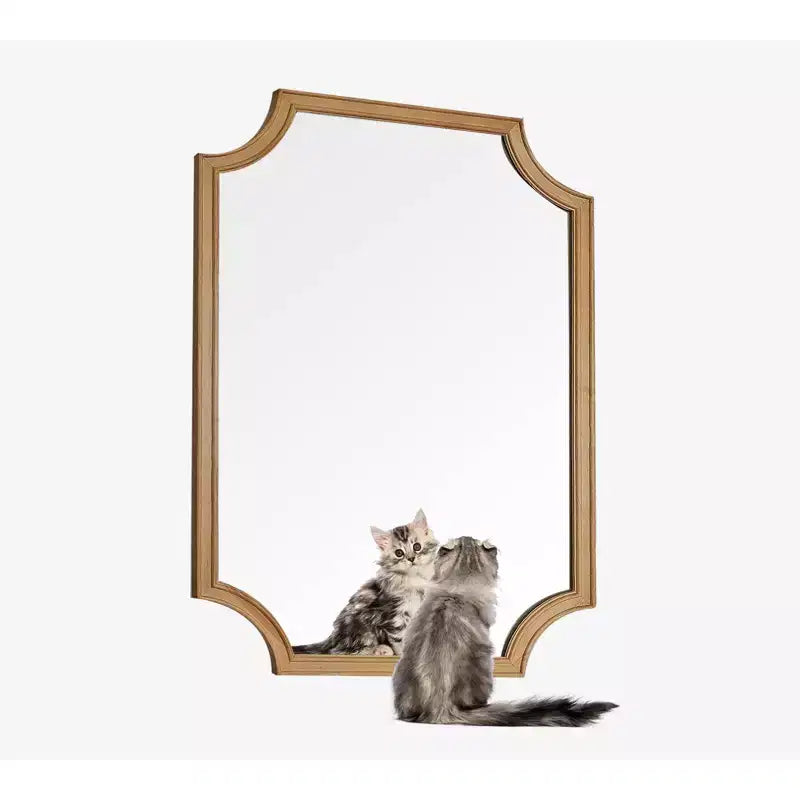 Miroir mural WallBeyond Farm en bois naturel