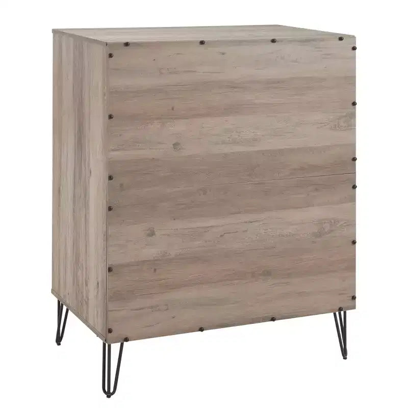Ensemble de commode 5 tiroirs et table de nuit 2 tiroirs moderne Dumbo 2 pièces Manhattan Comfort