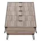 Ensemble de commode 5 tiroirs et table de nuit 2 tiroirs moderne Dumbo 2 pièces Manhattan Comfort