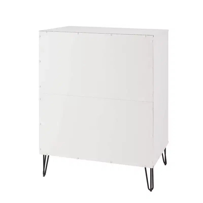 Ensemble de commode 5 tiroirs et table de nuit 2 tiroirs moderne Dumbo 2 pièces Manhattan Comfort