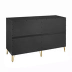 Manhattan Comfort Dumbo Ensemble de 3 meubles : commode à 5 tiroirs, commode à 10 tiroirs et table de chevet
