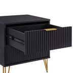 Manhattan Comfort Dumbo Ensemble de 3 meubles : commode à 5 tiroirs, commode à 10 tiroirs et table de chevet