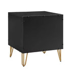 Manhattan Comfort Dumbo Ensemble de 3 meubles : commode à 5 tiroirs, commode à 10 tiroirs et table de chevet
