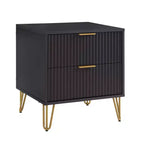 Manhattan Comfort Dumbo Ensemble de 3 meubles : commode à 5 tiroirs, commode à 10 tiroirs et table de chevet