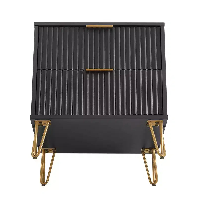Manhattan Comfort Dumbo Ensemble de 3 meubles : commode à 5 tiroirs, commode à 10 tiroirs et table de chevet