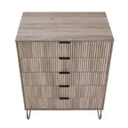 Manhattan Comfort Dumbo Ensemble de 3 meubles : commode à 5 tiroirs, commode à 10 tiroirs et table de chevet