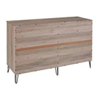 Manhattan Comfort Dumbo Ensemble de 3 meubles : commode à 5 tiroirs, commode à 10 tiroirs et table de chevet