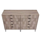 Manhattan Comfort Dumbo Ensemble de 3 meubles : commode à 5 tiroirs, commode à 10 tiroirs et table de chevet