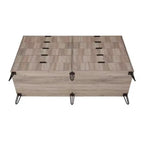 Manhattan Comfort Dumbo Ensemble de 3 meubles : commode à 5 tiroirs, commode à 10 tiroirs et table de chevet
