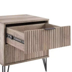 Manhattan Comfort Dumbo Ensemble de 3 meubles : commode à 5 tiroirs, commode à 10 tiroirs et table de chevet