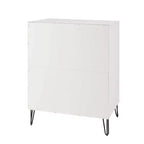 Manhattan Comfort Dumbo Ensemble de 3 meubles : commode à 5 tiroirs, commode à 10 tiroirs et table de chevet