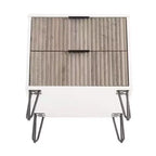Manhattan Comfort Dumbo Ensemble de 3 meubles : commode à 5 tiroirs, commode à 10 tiroirs et table de chevet
