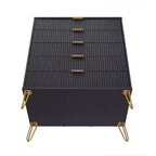 Manhattan Comfort Dumbo Ensemble de 3 meubles : commode à 5 tiroirs, commode à 10 tiroirs et table de chevet
