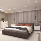 Ensemble de chambre à coucher Manhattan Comfort Coney avec commode et table de chevet 3 pièces