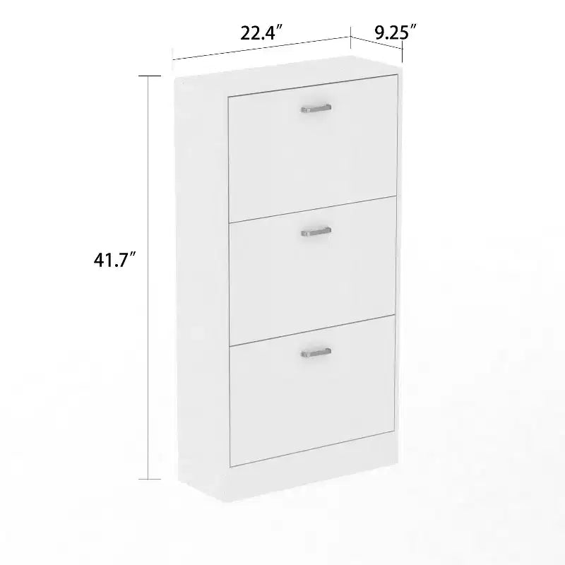 Famapy Meuble à Chaussures Moderne Étagère à Chaussures d'Entrée 3 Niveaux