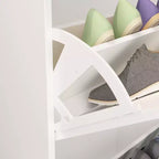Famapy Meuble à Chaussures Moderne Étagère à Chaussures d'Entrée 3 Niveaux