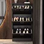 Famapy Meuble à Chaussures Moderne Étagère à Chaussures d'Entrée 3 Niveaux