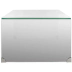 Table Basse en Verre Fumé Crysta - Safavieh