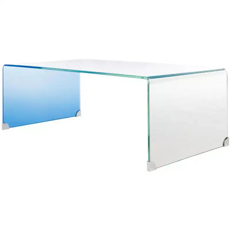 Table Basse en Verre Fumé Crysta - Safavieh