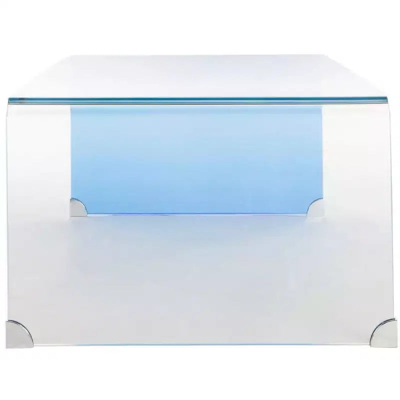 Table Basse en Verre Fumé Crysta - Safavieh