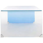 Table Basse en Verre Fumé Crysta - Safavieh
