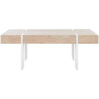Aberton Coffee Table - COF7009A - Natural/White - Safavieh