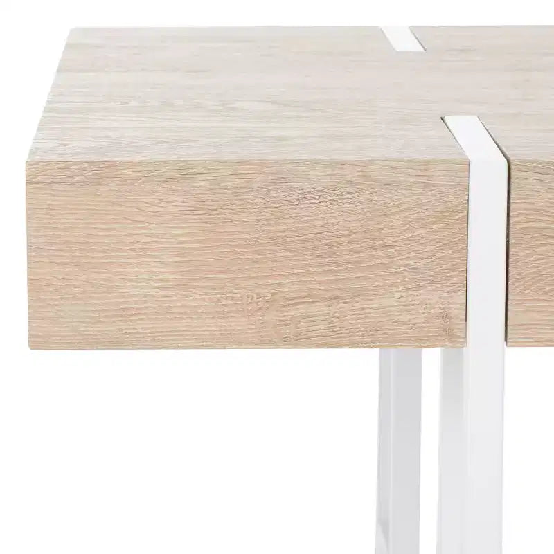 Table basse Aberton - COF7009A - Naturel/Blanc - Safavieh