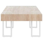 Table basse Aberton - COF7009A - Naturel/Blanc - Safavieh