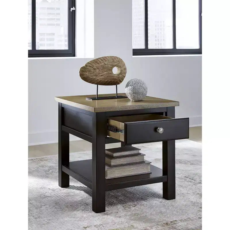 Signature Design by Ashley Drazmine Table d'appoint 1 tiroir, marron