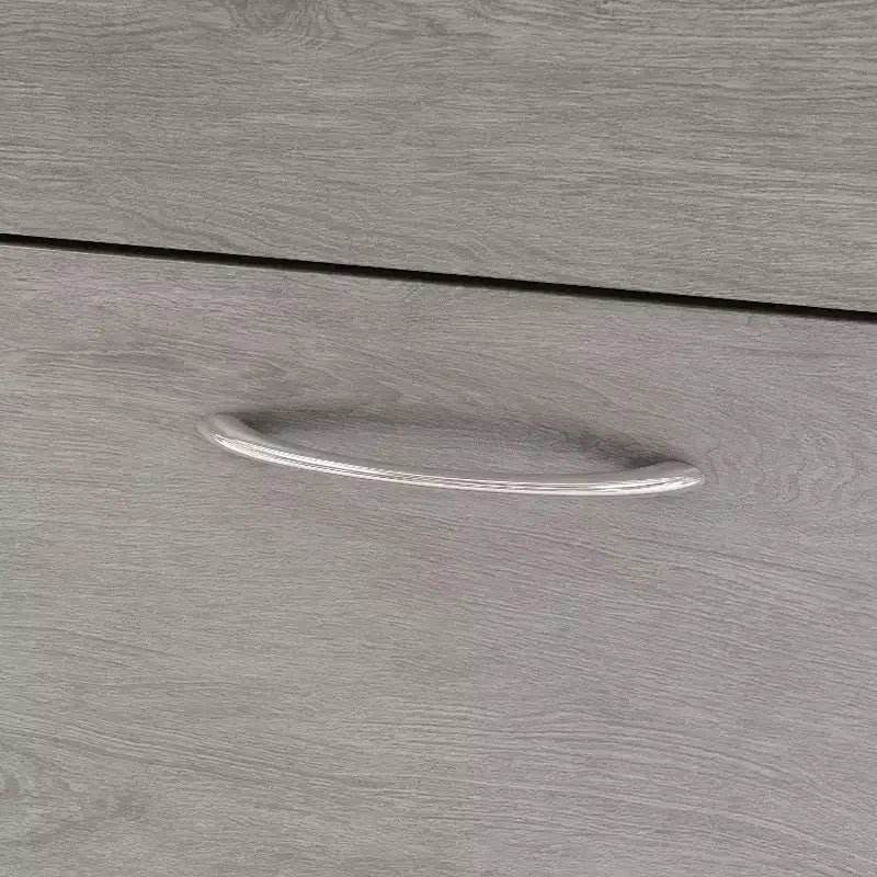 Meuble à chaussures gris d'entrée Famapy avec tiroirs basculants