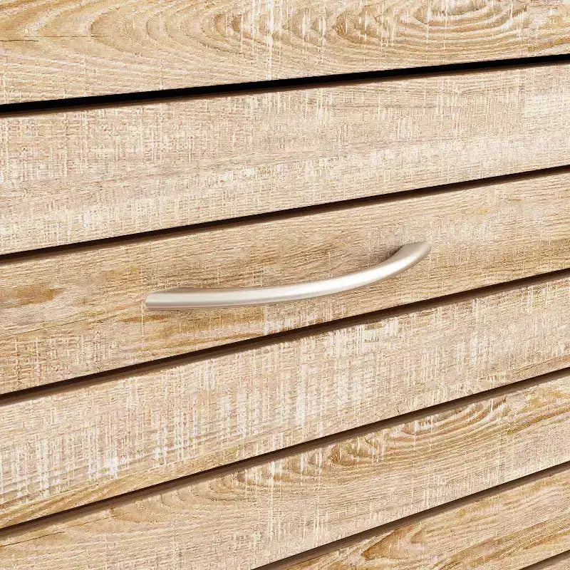 amapy Meuble à chaussures en bois avec motif grain de bois, étagère à chaussures à 3 niveaux pour entrée