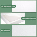 FDW Matelas 10 pouces en mousse à mémoire de forme au gel pour un sommeil frais et un soulagement de la pression/Matelas de fermeté moyenne CertiPUR-US/Matelas en boîte