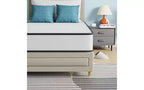 Matelas à ressorts semi-ferme FDW 8 pouces pour un sommeil frais et un soulagement de la pression, sans fibre de verre, livré en boîte, certifié CertiPUR-US