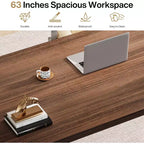 Table de conférence Lantine de 160 cm avec pieds en bois massif
