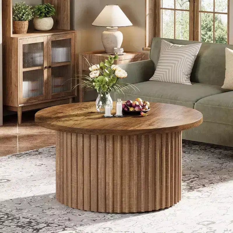 Table basse ronde de ferme Lantine 31.5