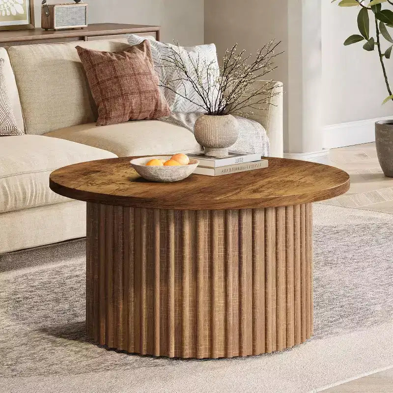 Table basse ronde de ferme Lantine 31.5