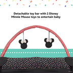Parc Disney Bébé Minnie Mouse 2-en-1 avec berceau à bascule
