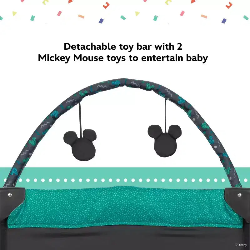 Parc Disney Bébé Minnie Mouse 2-en-1 avec berceau à bascule