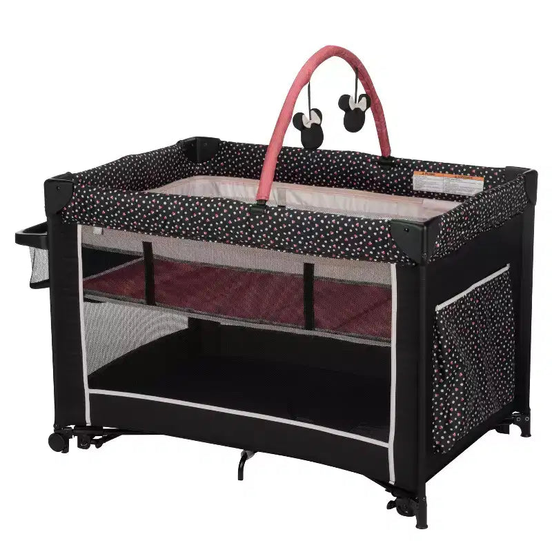Parc Disney Bébé Minnie Mouse 2-en-1 avec berceau à bascule