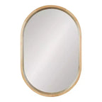 Miroir mural capsule encadré en bois Hutton 24 x 36 - Kate & Laurel All Things Decor