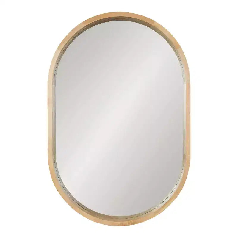Miroir mural capsule encadré en bois Hutton 24 x 36 - Kate & Laurel All Things Decor