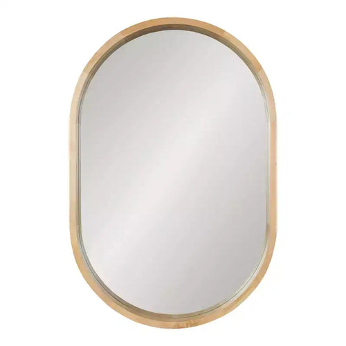 Miroir mural capsule encadré en bois Hutton 24 x 36 - Kate & Laurel All Things Decor