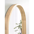 Miroir mural capsule encadré en bois Hutton 24 x 36 - Kate & Laurel All Things Decor