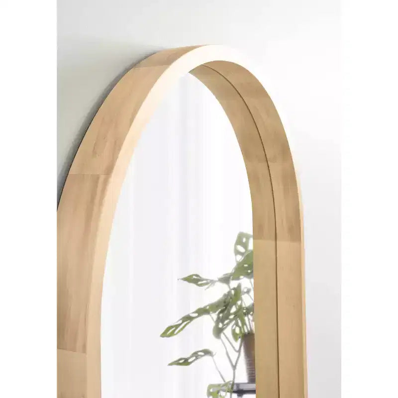 Miroir mural capsule encadré en bois Hutton 24 x 36 - Kate & Laurel All Things Decor