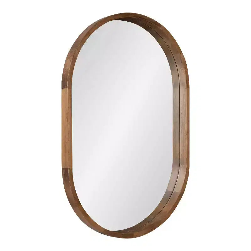 Miroir mural capsule encadré en bois Hutton 24 x 36 - Kate & Laurel All Things Decor