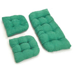 Ensemble de coussins de causeuse d'intérieur 3 pièces en microsuède