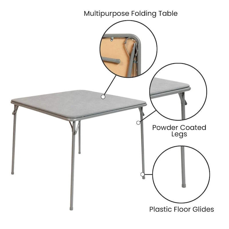 Table de jeu pliable en vinyle